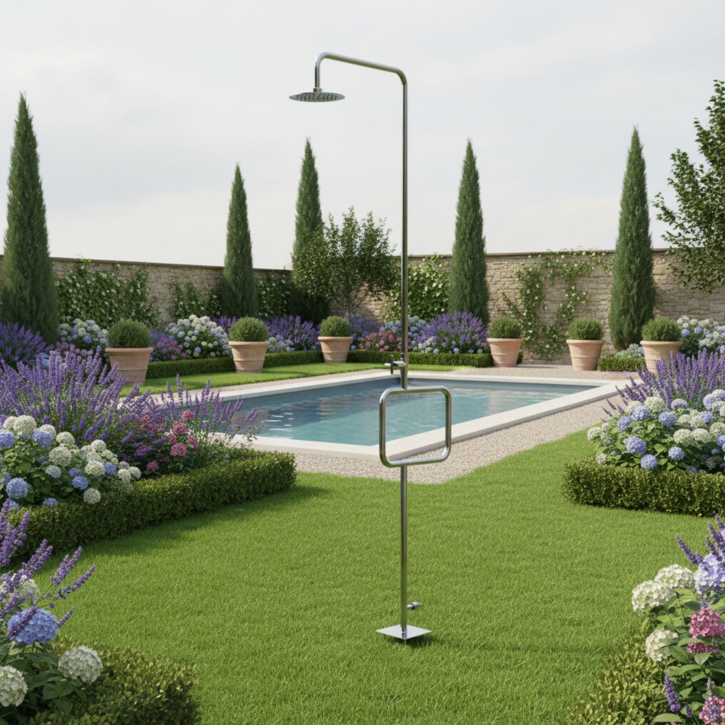 Ideal Kaltwasser Gartendusche - PACIFIC (Typ K)