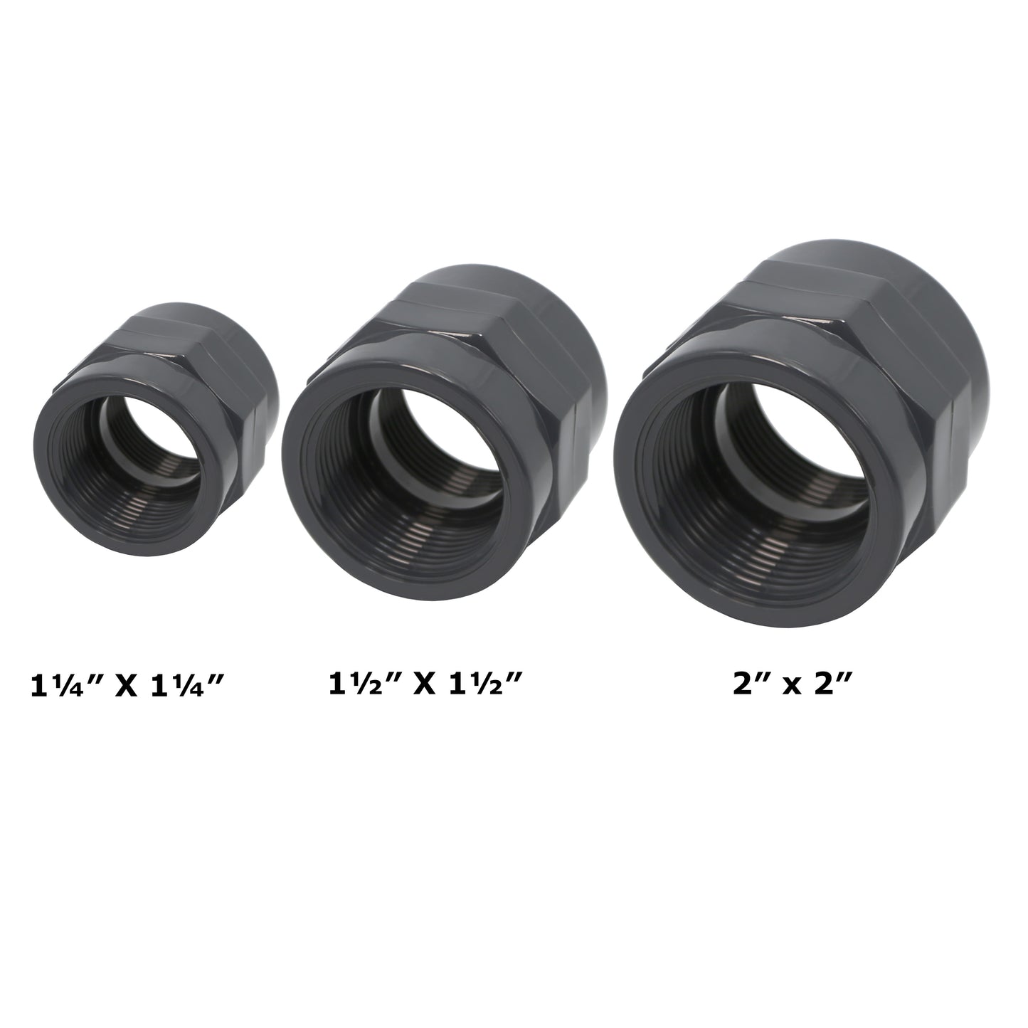 PVC Gewindemuffe 2" Innengewinde