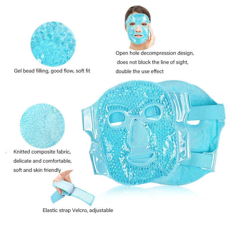 Gesichtsmaske Blau