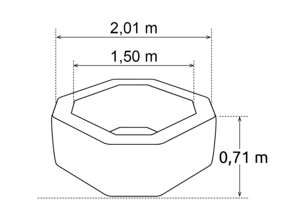 PureSpa DeLuxe HWS 800 für 4 Personen