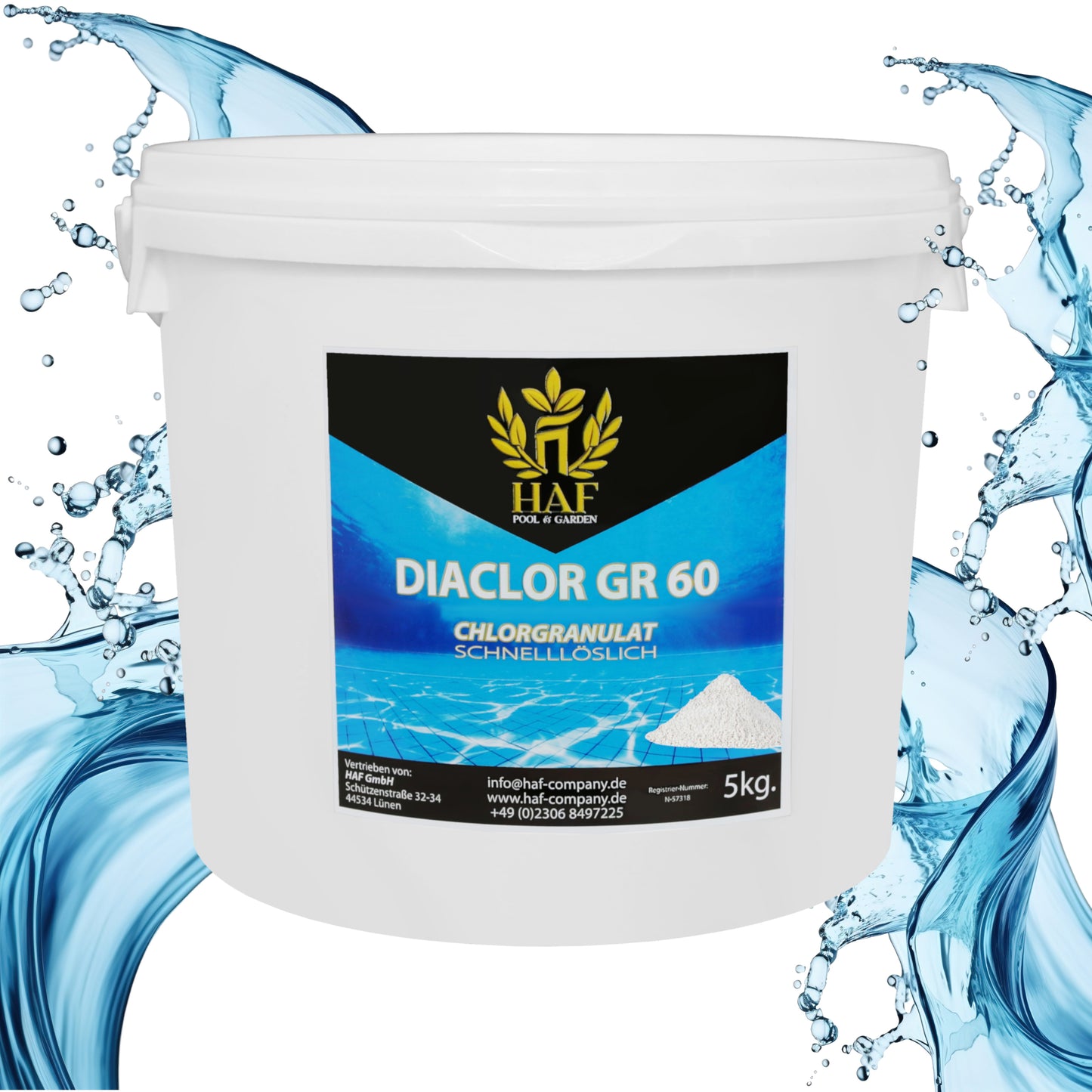 Chlorgranulat schnelllöslich 5 kg