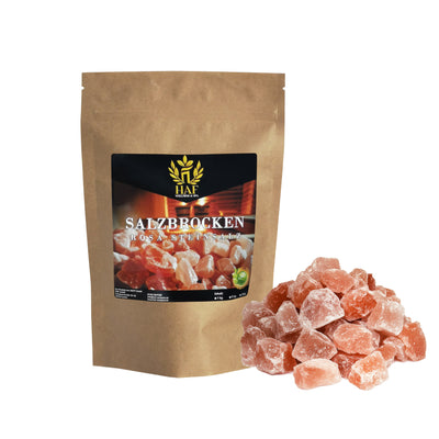 Rosa Salzbrocken 1 kg im Beutel
