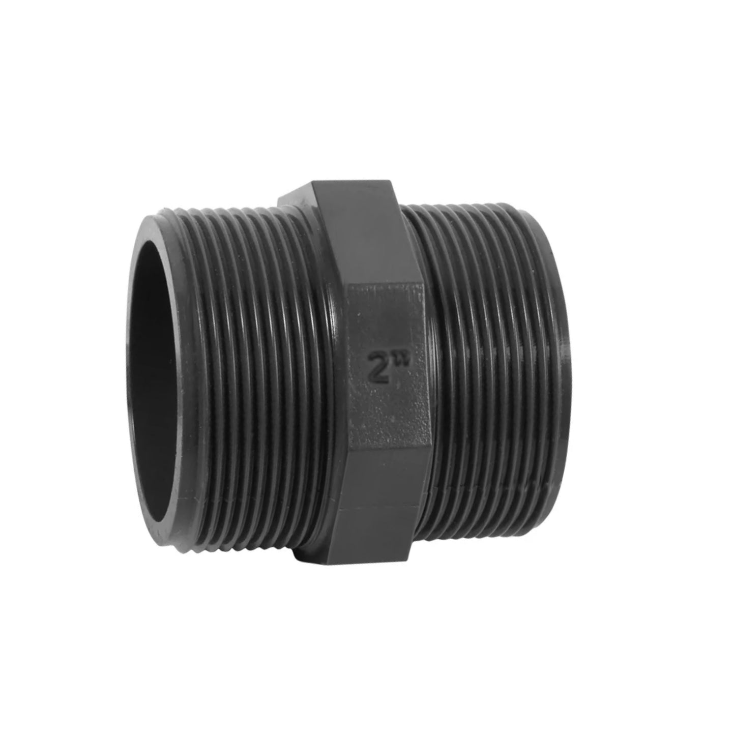 PVC Fittings Doppelnippel 2" Außengewinde
