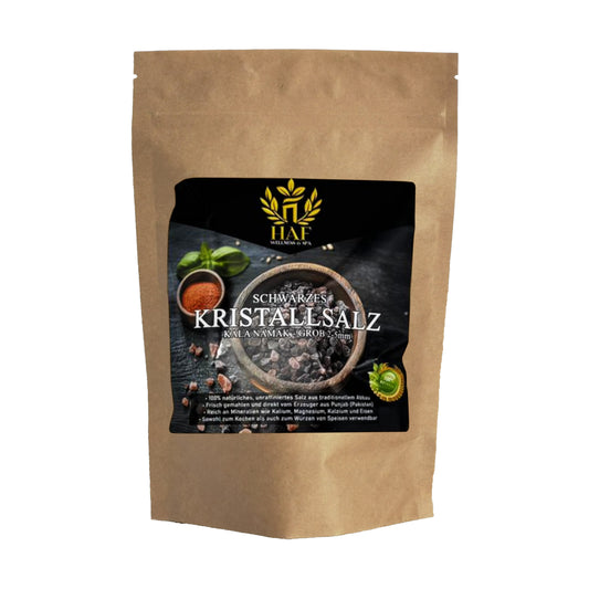 Speisesalz Schwarz Granulat 2 - 5 mm - 500g