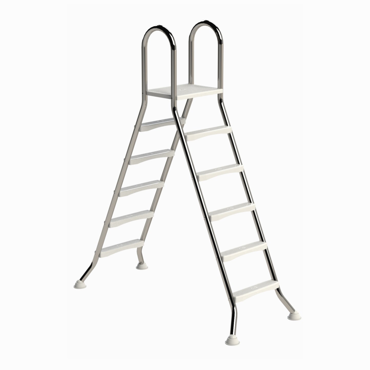 Hochbecken Leiter V2A - 5/5 Stufig - 1,5m/1,5m