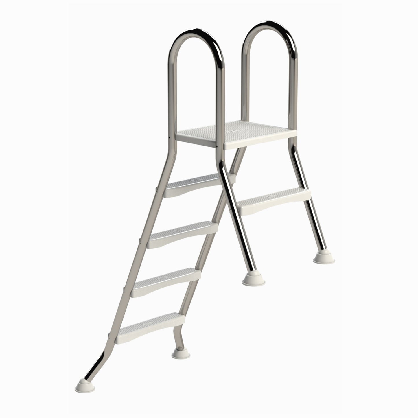 Hochbecken Leiter V2A - 4/1 Stufig - 1,2m/0,4m