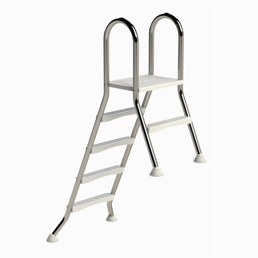 Hochbecken Leiter V2A - 4/1 Stufig - 1,2m/0,4m