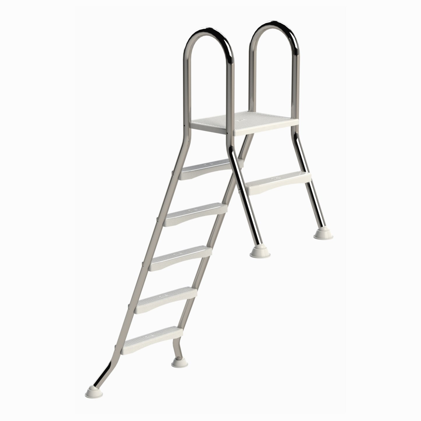 Hochbecken Leiter V2A - 5/1 Stufig - 1,5m/0,4m