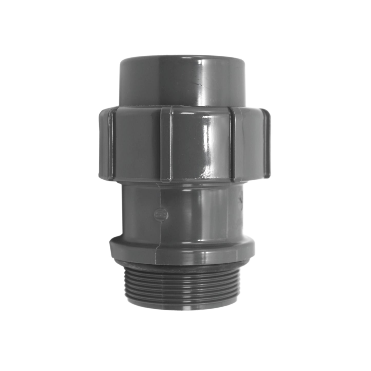 FlexFit Übergangsverschraubung 50mm x 2" (Klemm x Außengewinde)