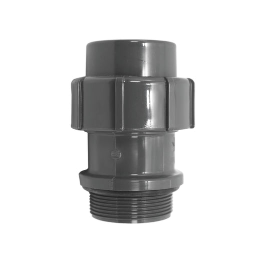 FlexFit Übergangsverschraubung 50mm x 2" (Klemm x Außengewinde)