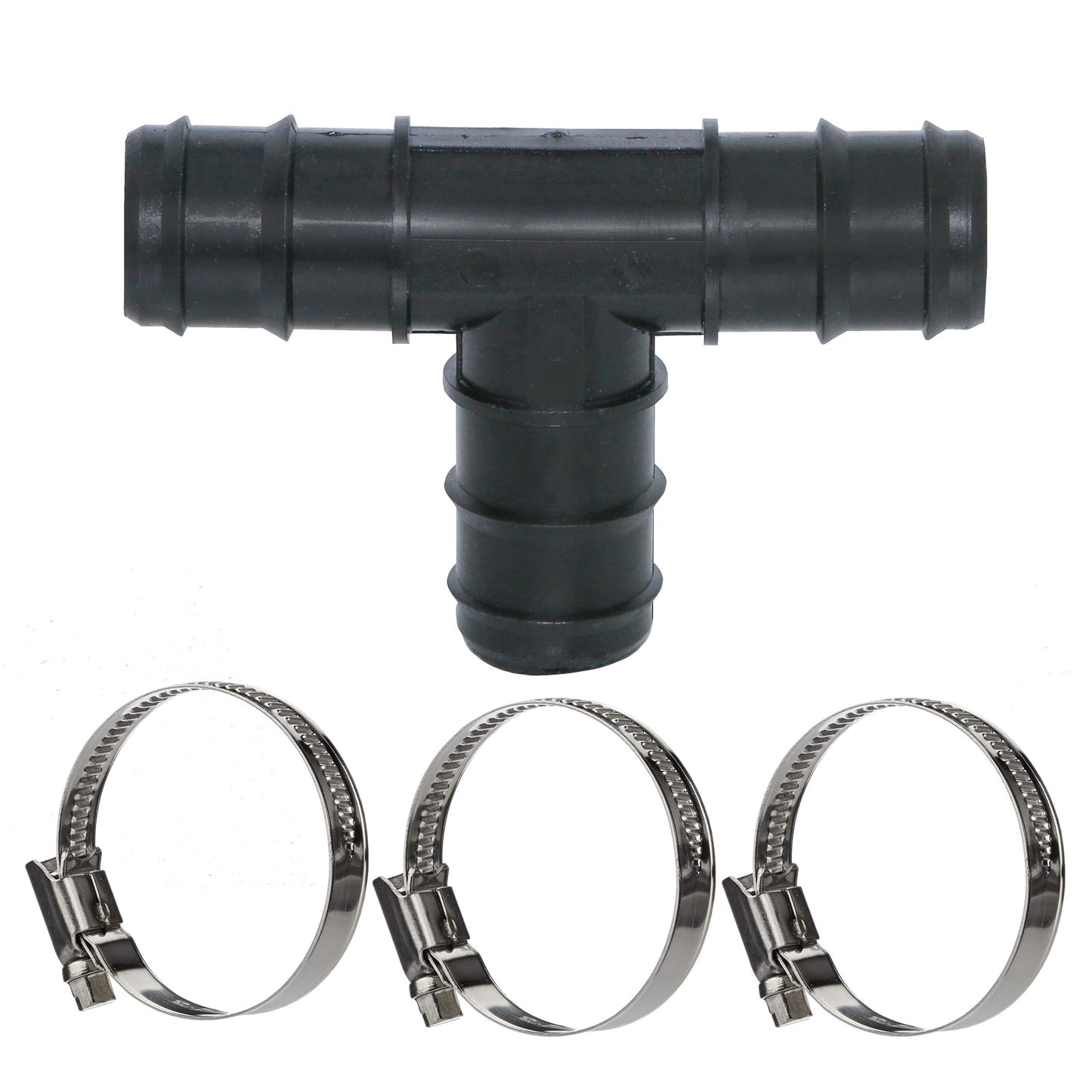 Schlauchverbinder T-Stück 32mm inkl. Schellen