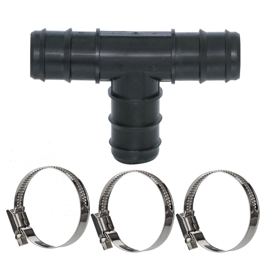 Schlauchverbinder T-Stück 32mm inkl. Schellen
