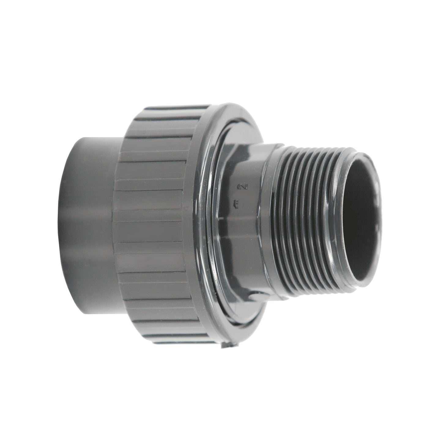 PVC Verschraubung 63mm x 2" Außengewinde
