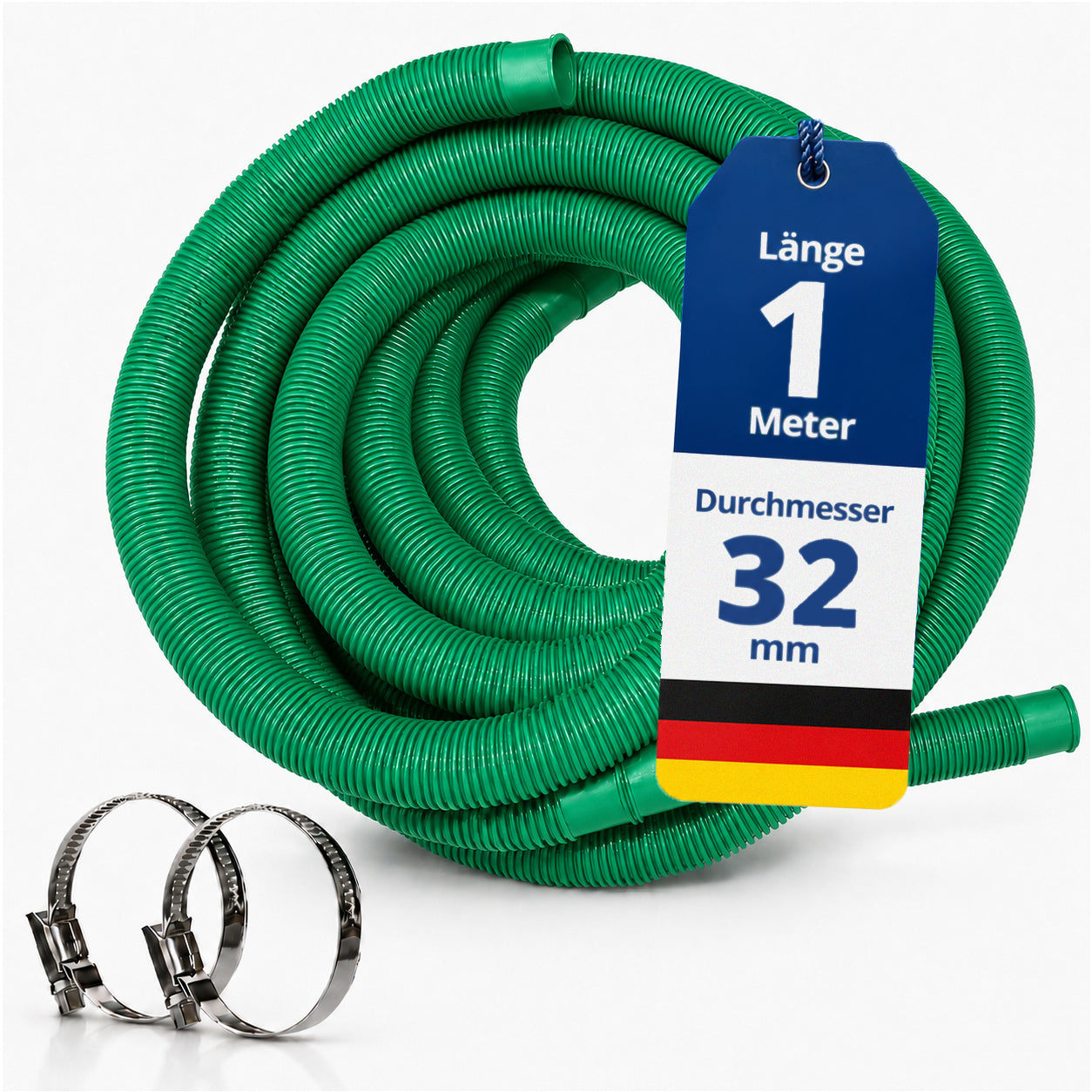 Schwimmbadschlauch - 1-15m in 32mm oder 38mm