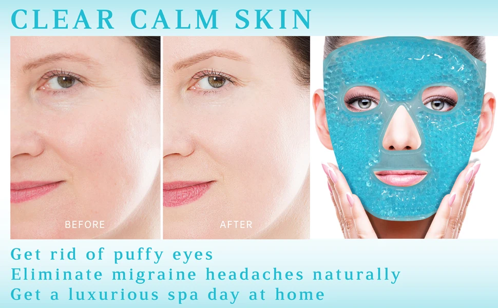 Gesichtsmaske Blau