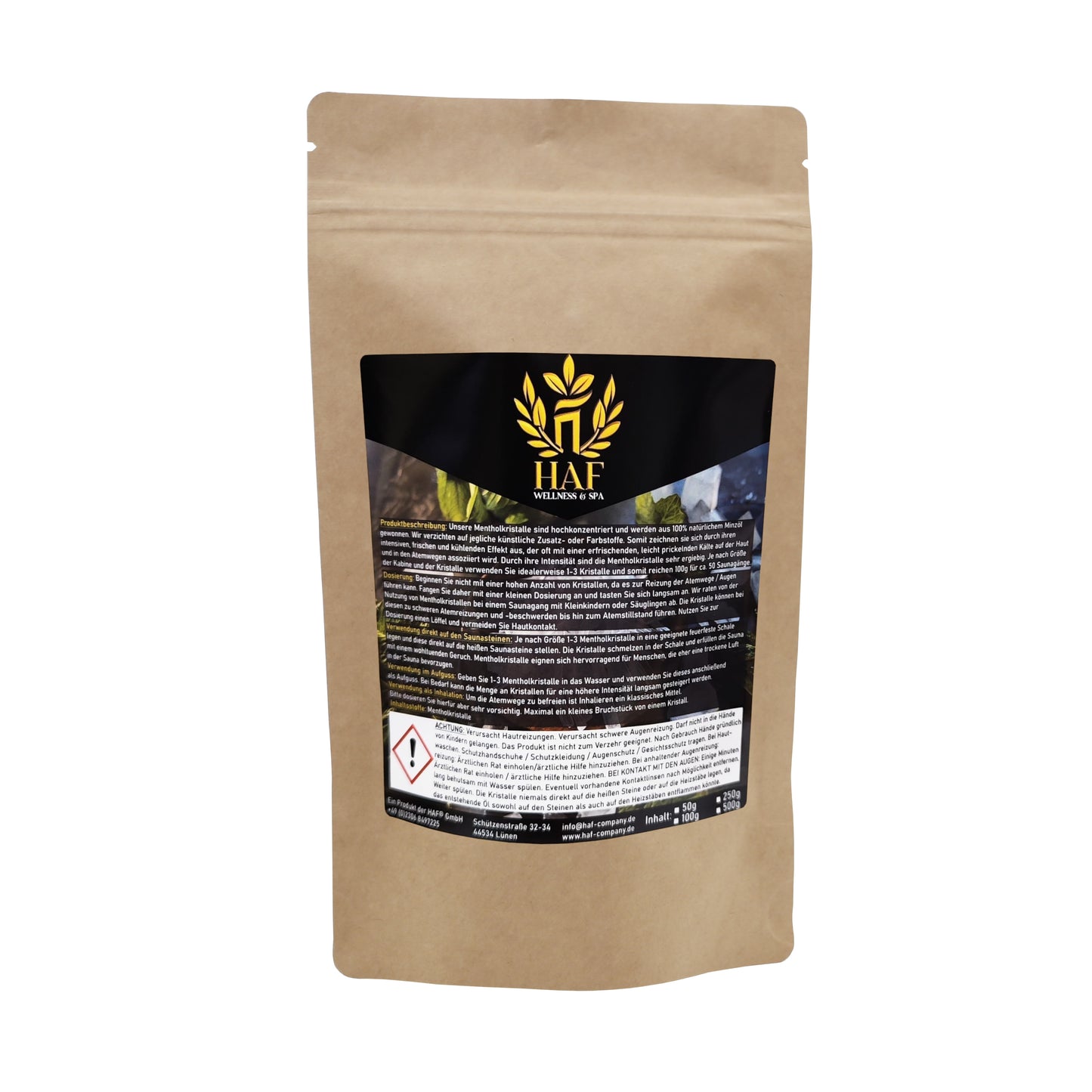 Mentholkristalle im Beutel 250g