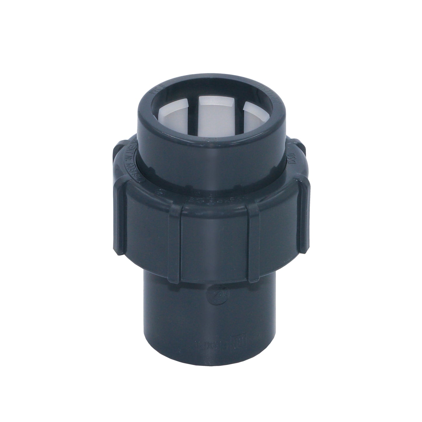 FlexFit Übergangsverschraubung 50mm x 50mm (Klemm x Klebemuffe)