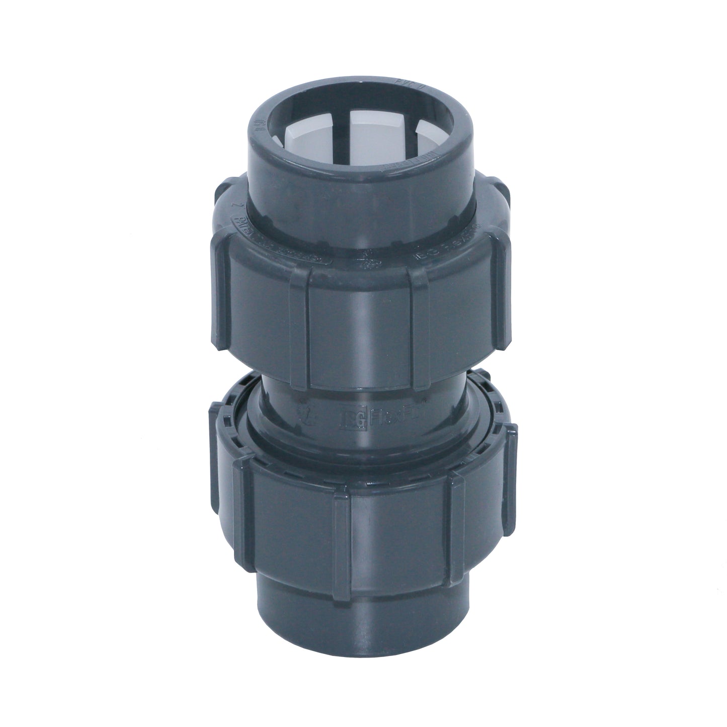 FlexFit Doppelverschraubung 50mm x 50mm (Klemm x Klemm)