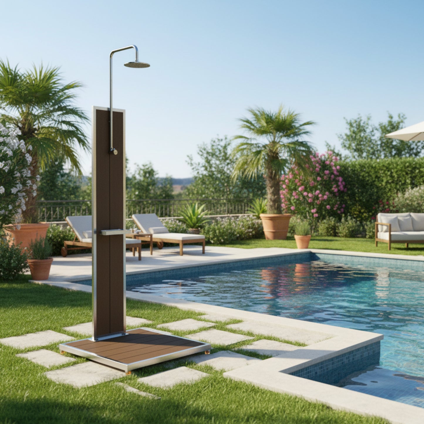 Ideal Kaltwasser Gartendusche - BAHAMA (Typ K)
