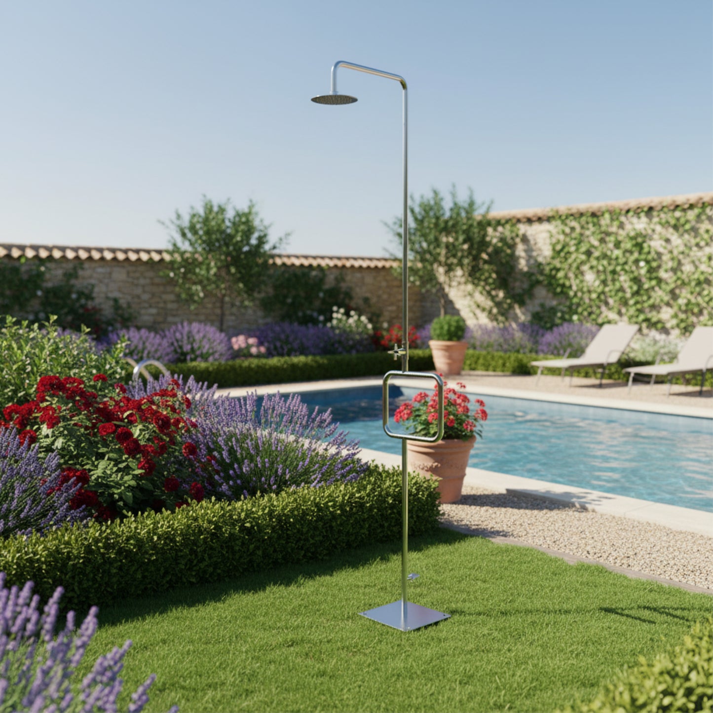 Ideal Kaltwasser Gartendusche - PACIFIC (Typ K)