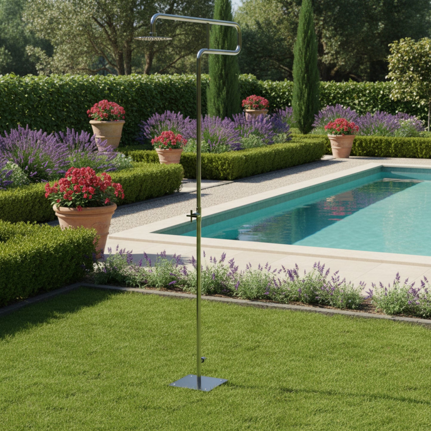 Ideal Kaltwasser Gartendusche - TROMBONE (Typ K)