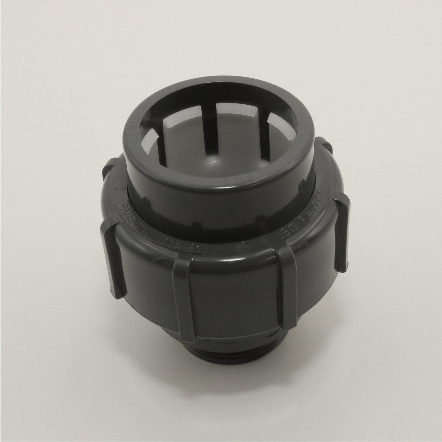 FlexFit Übergangsverschraubung 50mm x 1 1/2" (Klemm x Außengewinde)