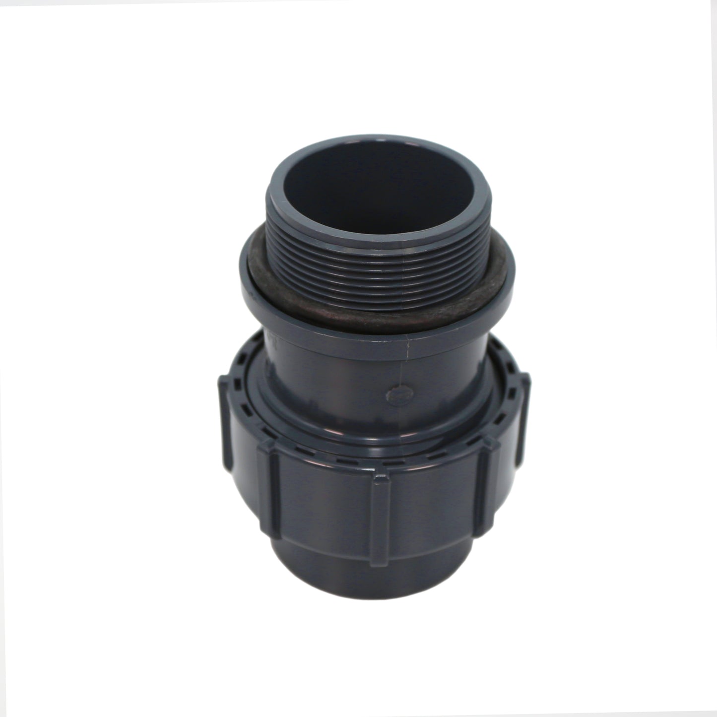 FlexFit Übergangsverschraubung 50mm x 2" (Klemm x Außengewinde)