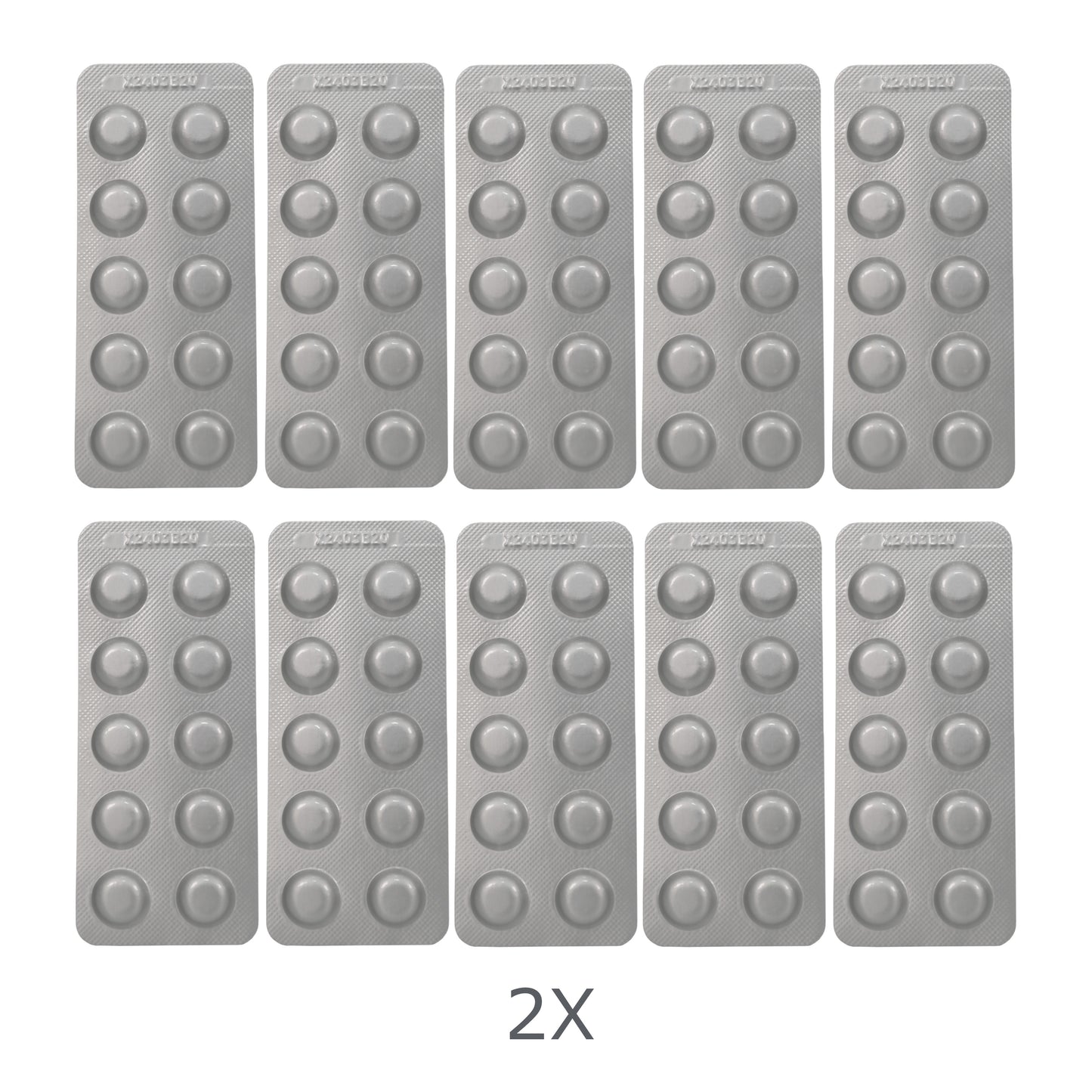 200 Testtabletten Rapid (100x DPD No 1 & Phenol Red)