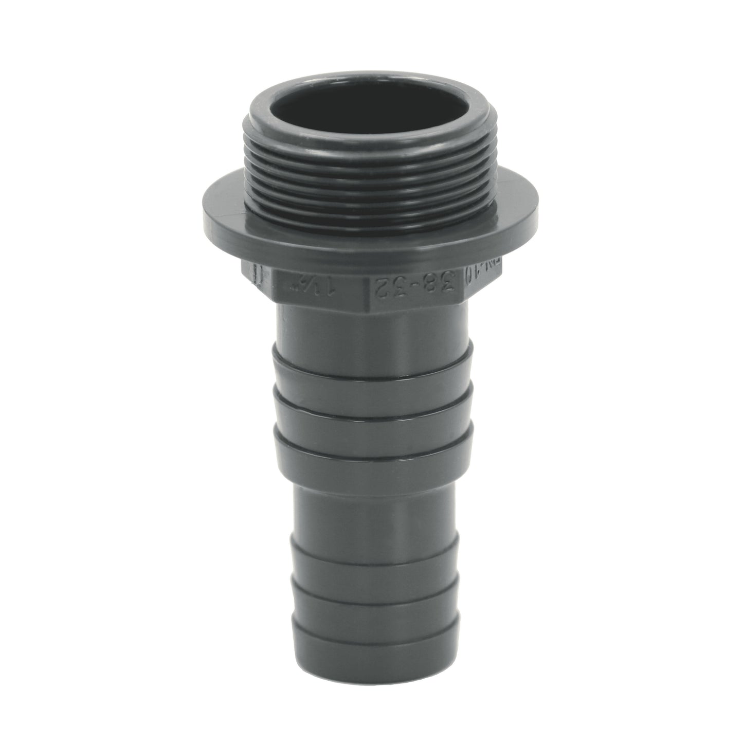 PVC Druckschlauchtülle Schlauchtülle 32/38mm x 1 1/2" Außengewinde