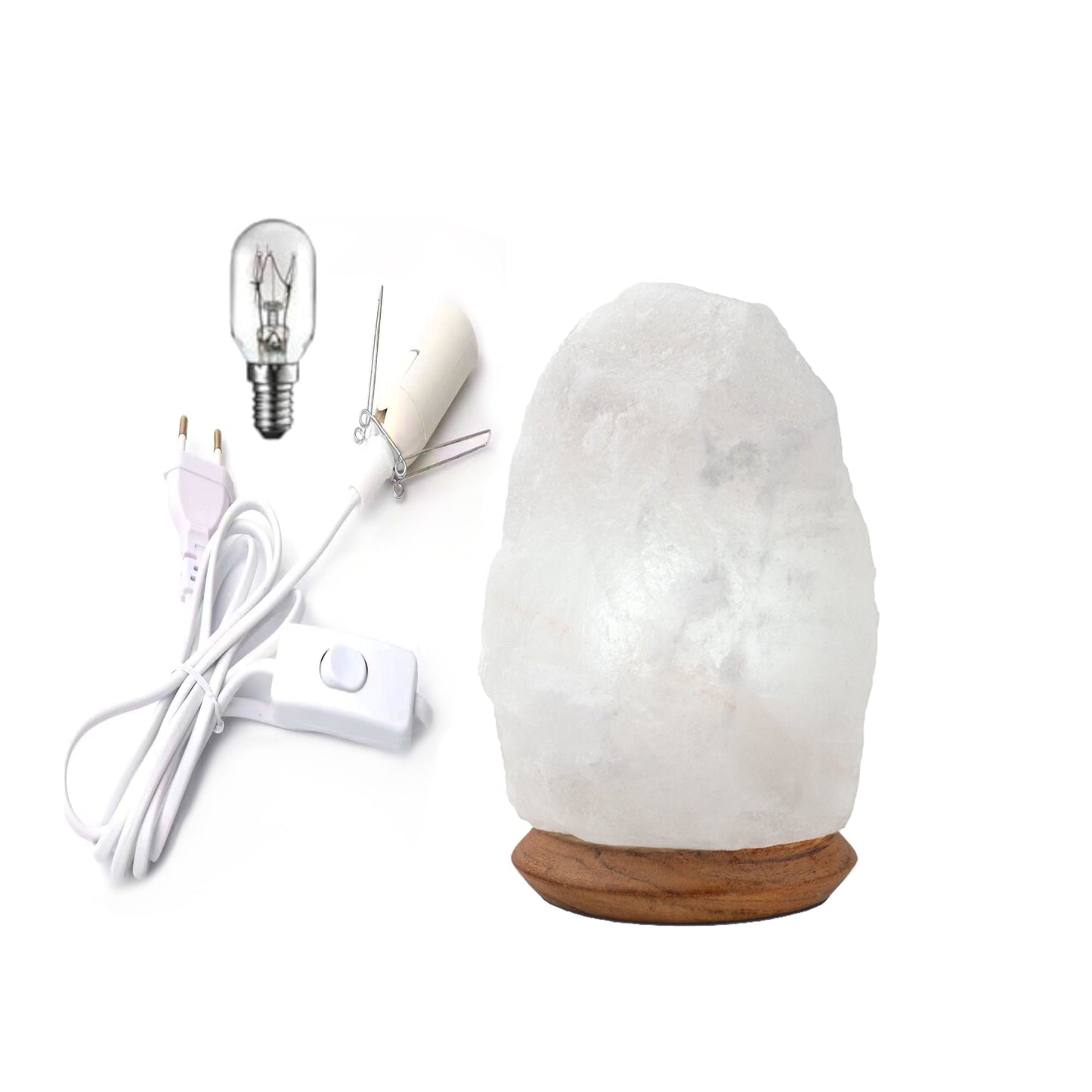 Salzlampe Naturform Weiß - 2-3 kg