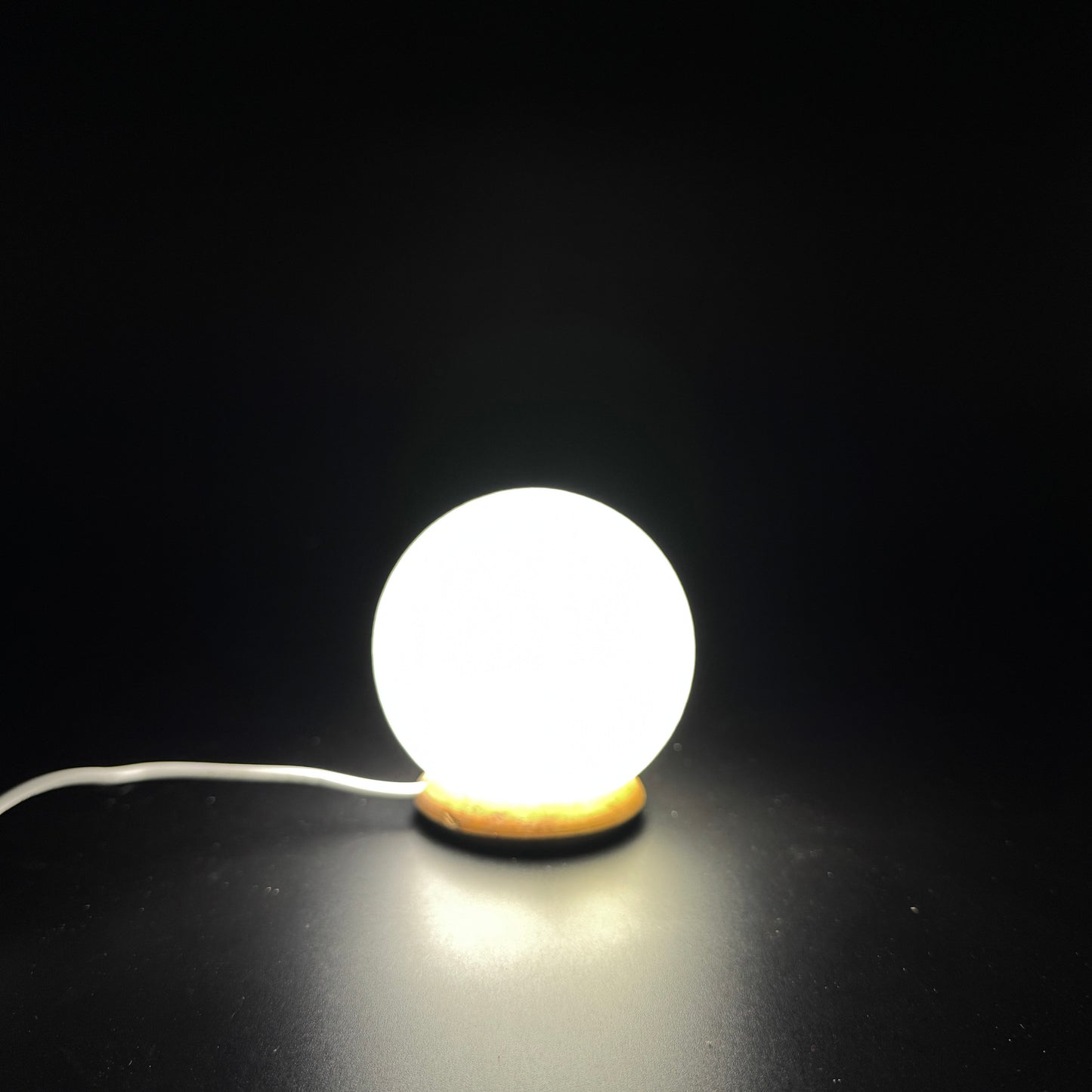 USB Salzlampe BALL Weiß