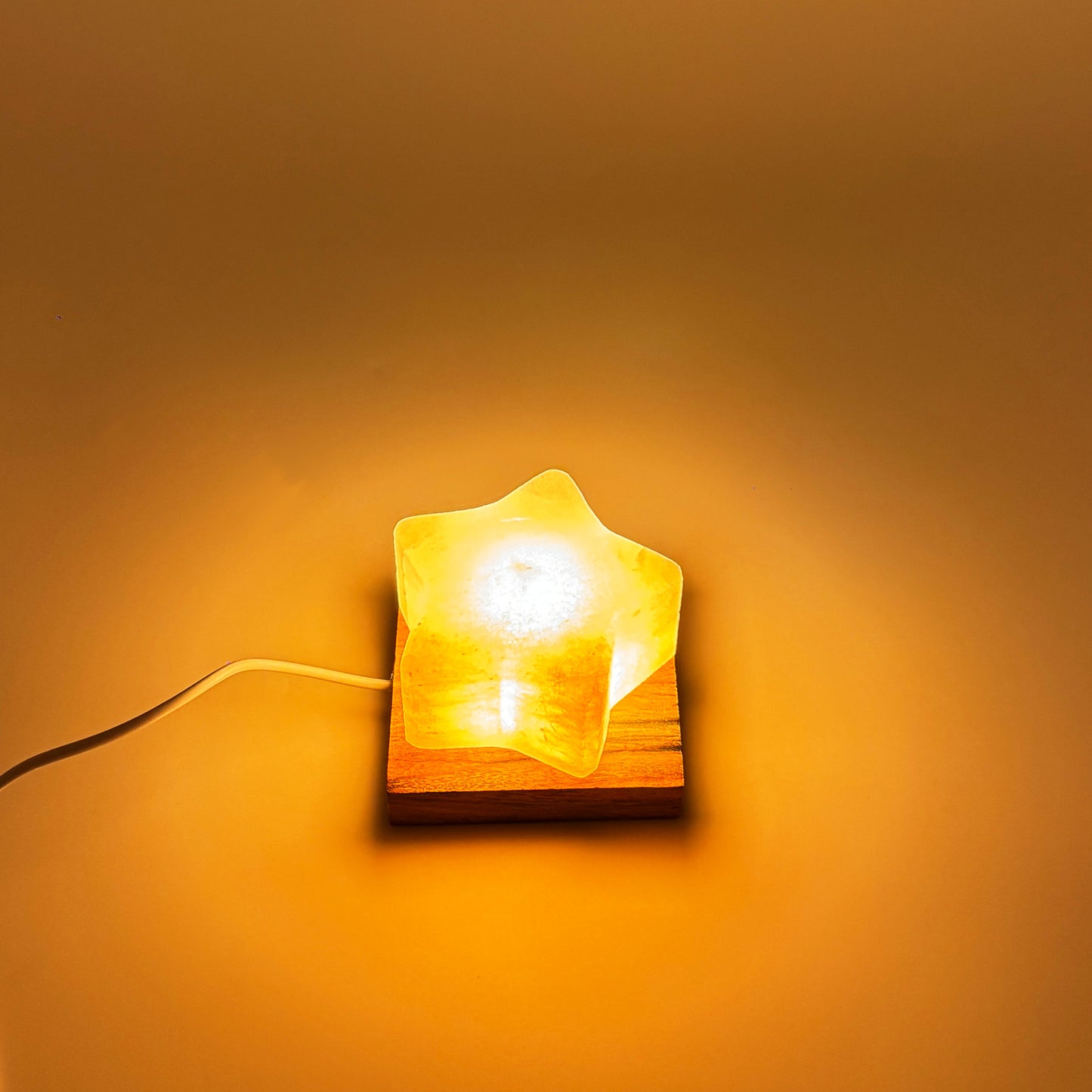 USB Salzlampe STERN Rosa