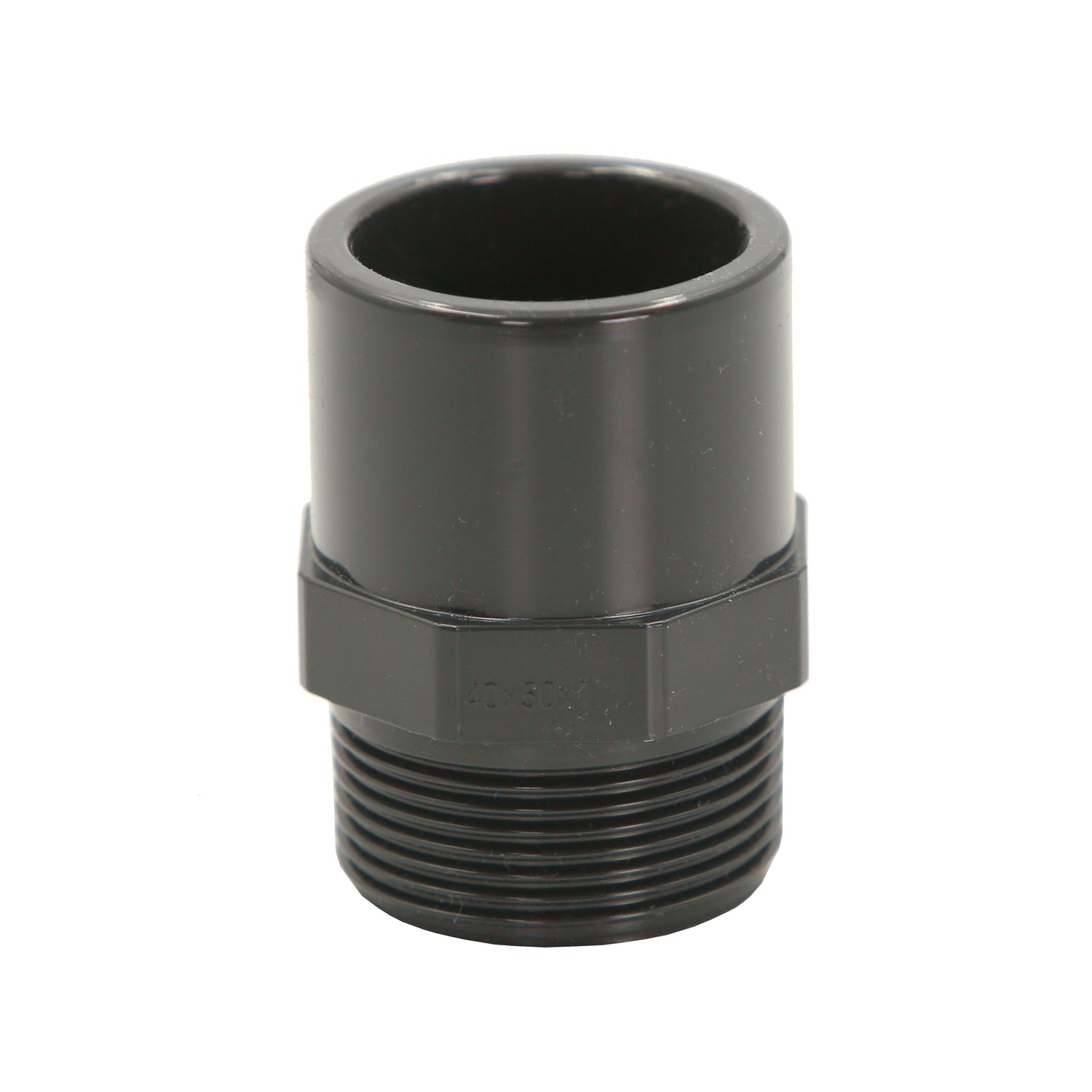 PVC Übergangsnippel 40/50mm x 1 1/2" Außengewinde
