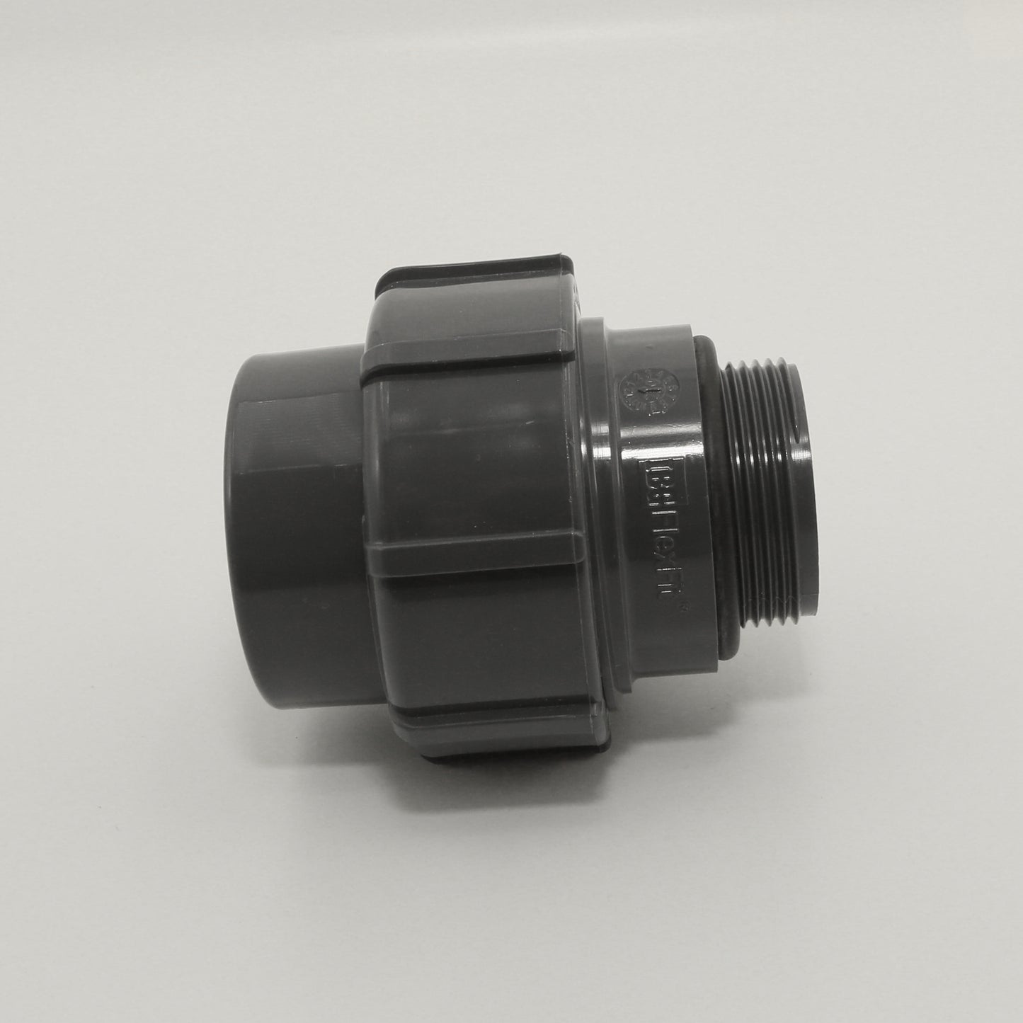FlexFit Übergangsverschraubung 50mm x 1 1/2" (Klemm x Außengewinde)