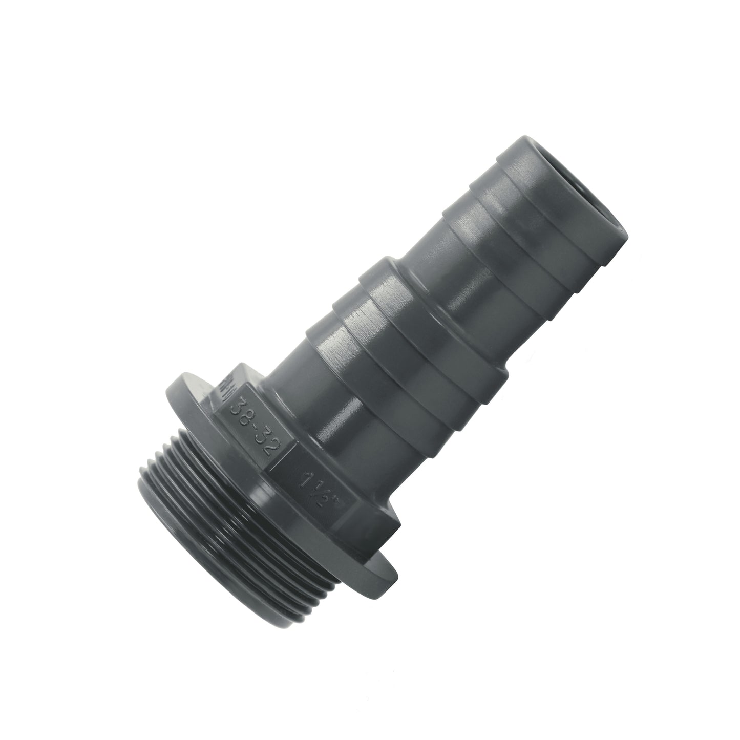 PVC Druckschlauchtülle Schlauchtülle 32/38mm x 1 1/2" Außengewinde