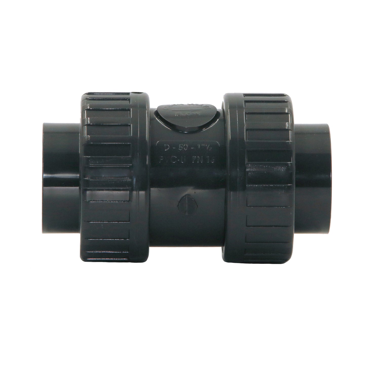 PVC Rückschlagventil 50mm Grau