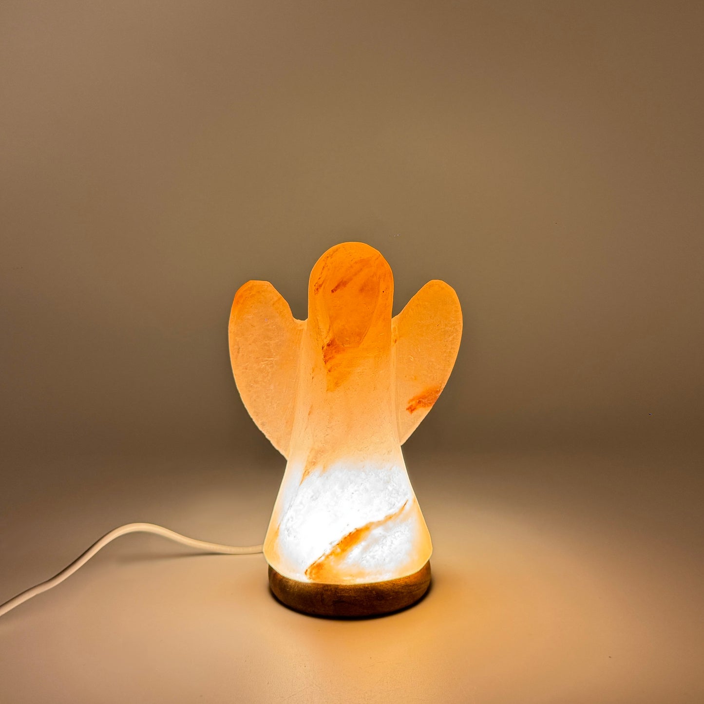 USB Salzlampe ENGEL Rosa