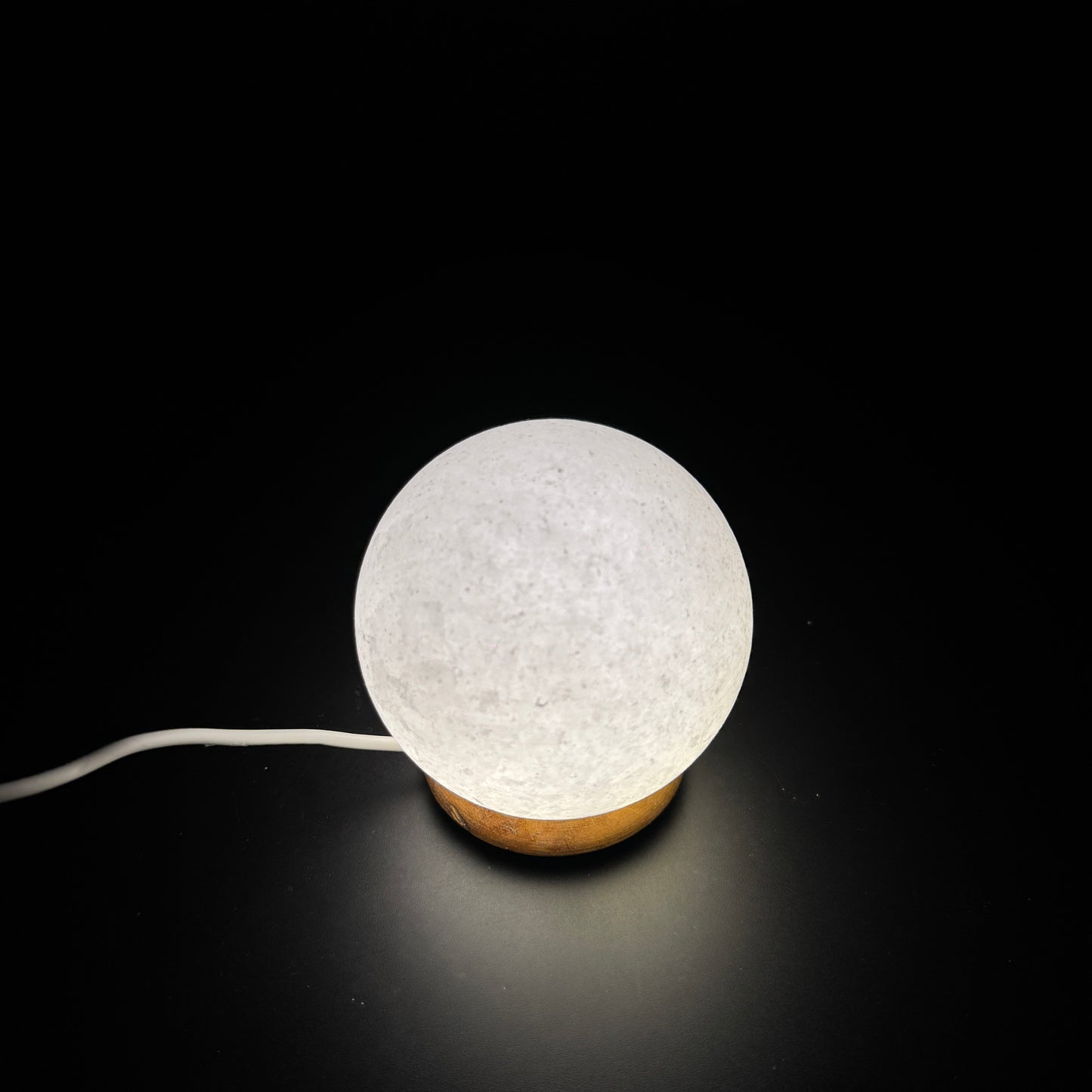 USB Salzlampe BALL Weiß