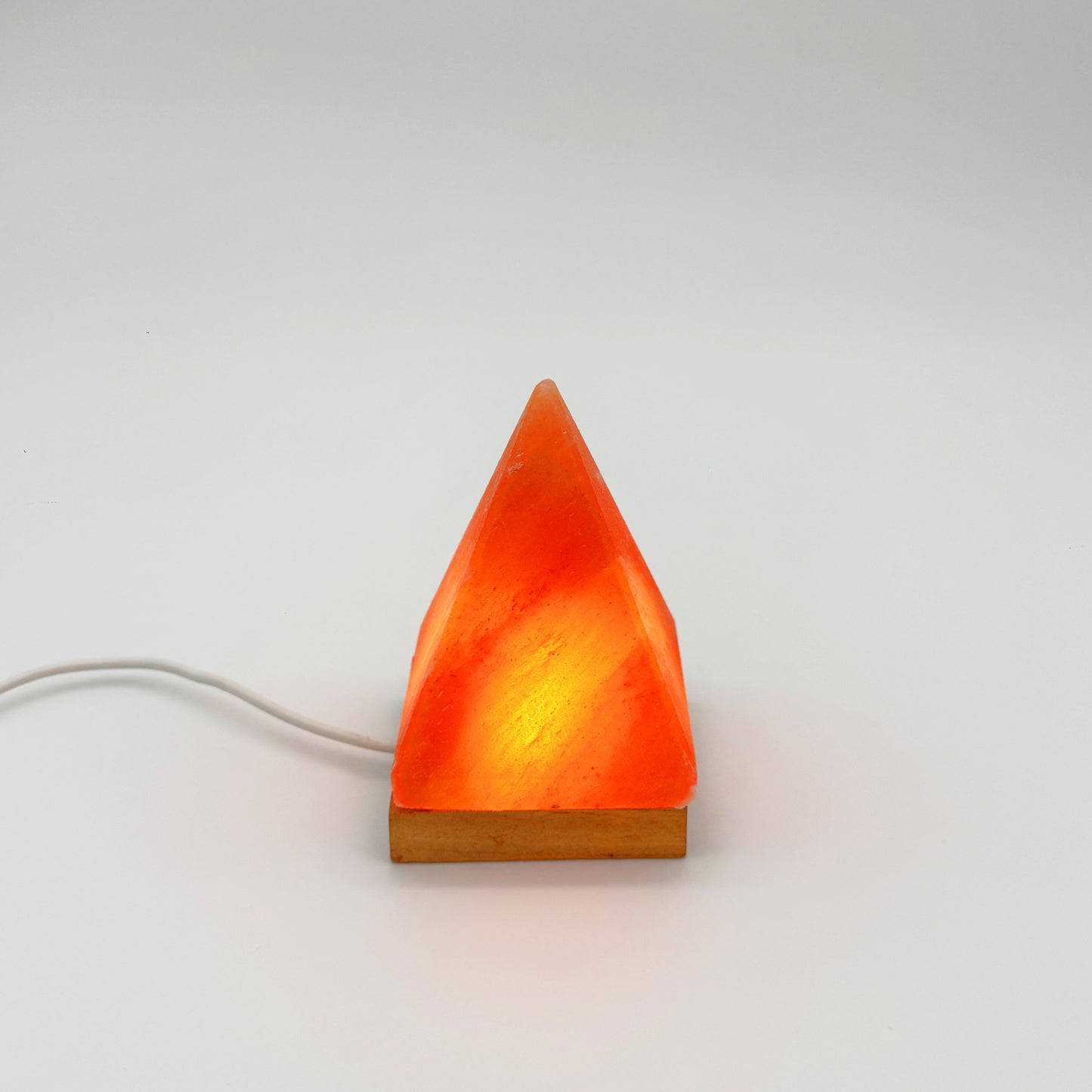 USB Salzlampe PYRAMIDE Rosa