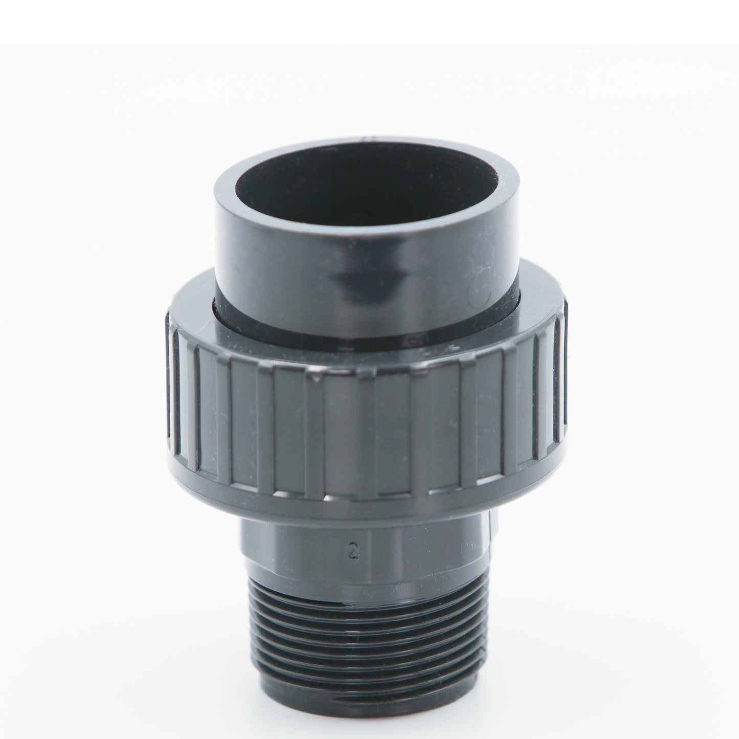 PVC Verschraubung 63mm x 2" Außengewinde