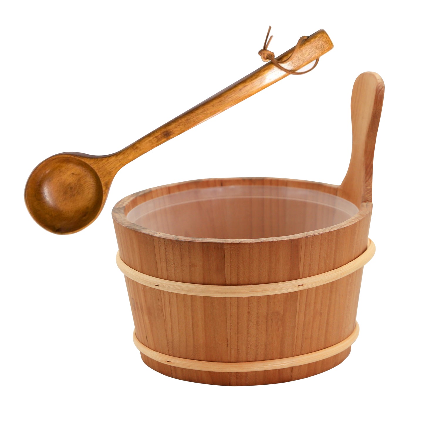 Saunakübel 4 Liter Red Cedar + Kelle