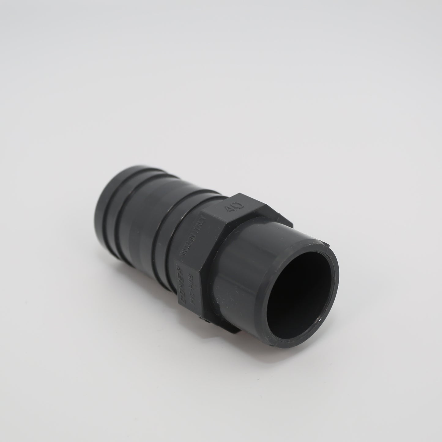 PVC Druckschlauchtülle Schlauchtülle 40mm x 40mm Klebestutzen