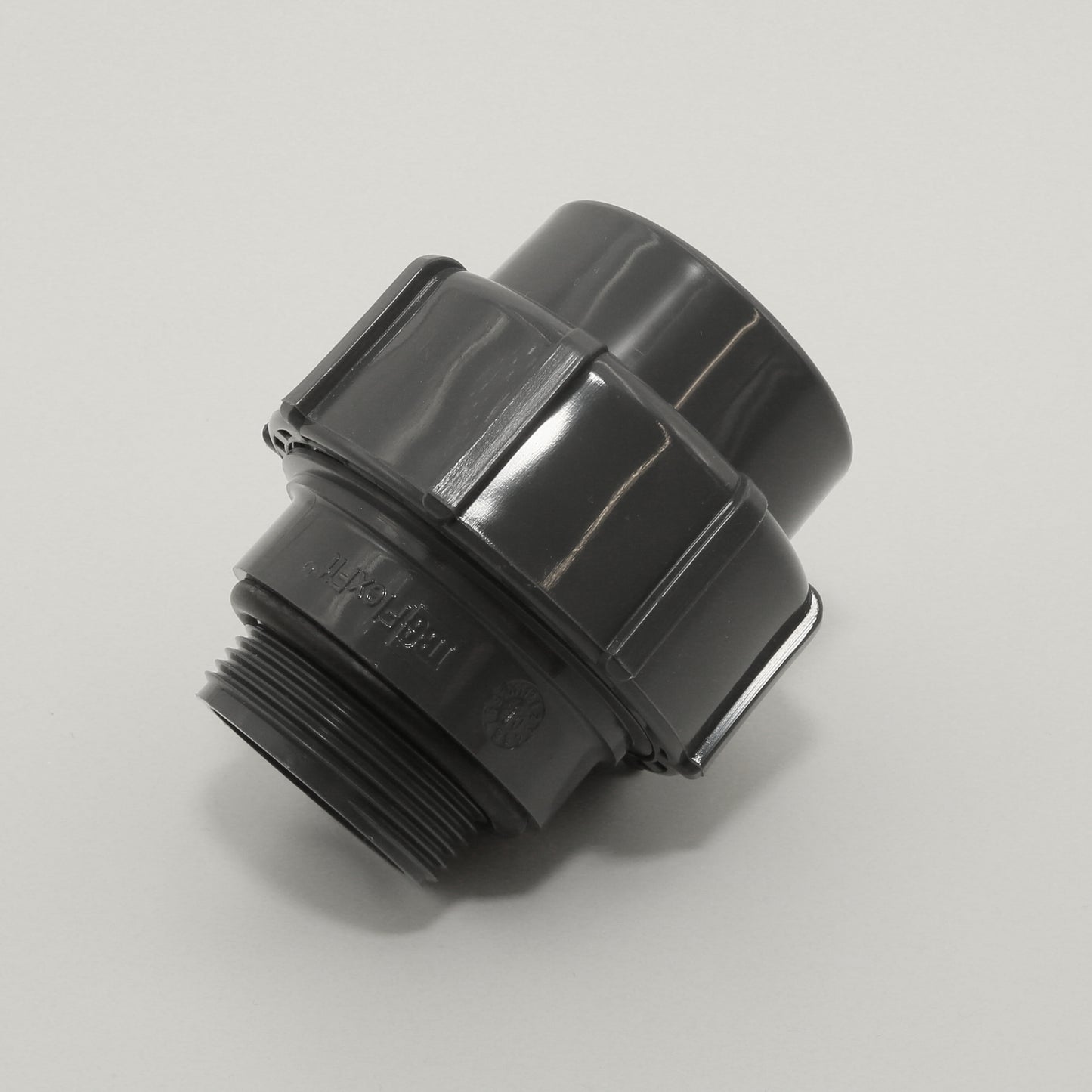 FlexFit Übergangsverschraubung 50mm x 1 1/2" (Klemm x Außengewinde)
