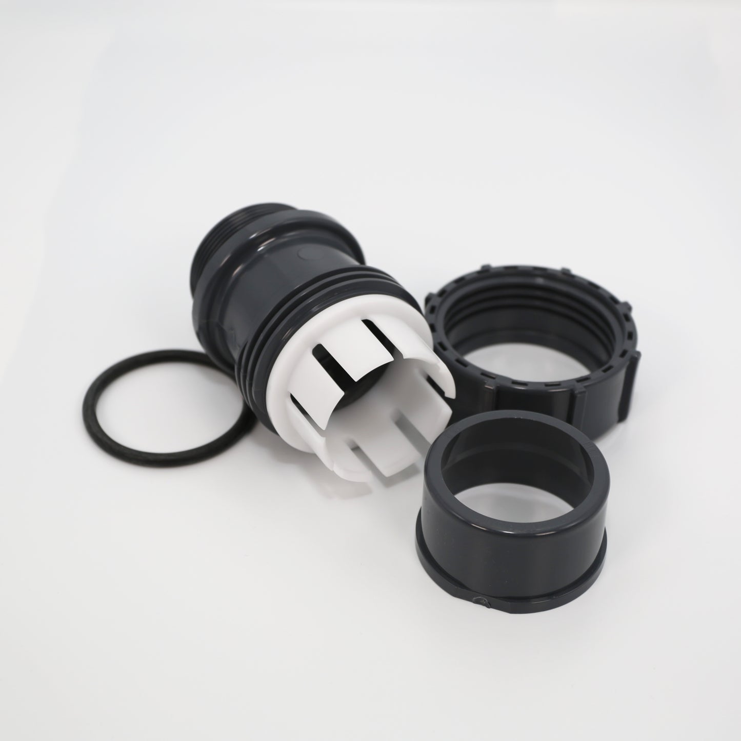 FlexFit Übergangsverschraubung 50mm x 2" (Klemm x Außengewinde)