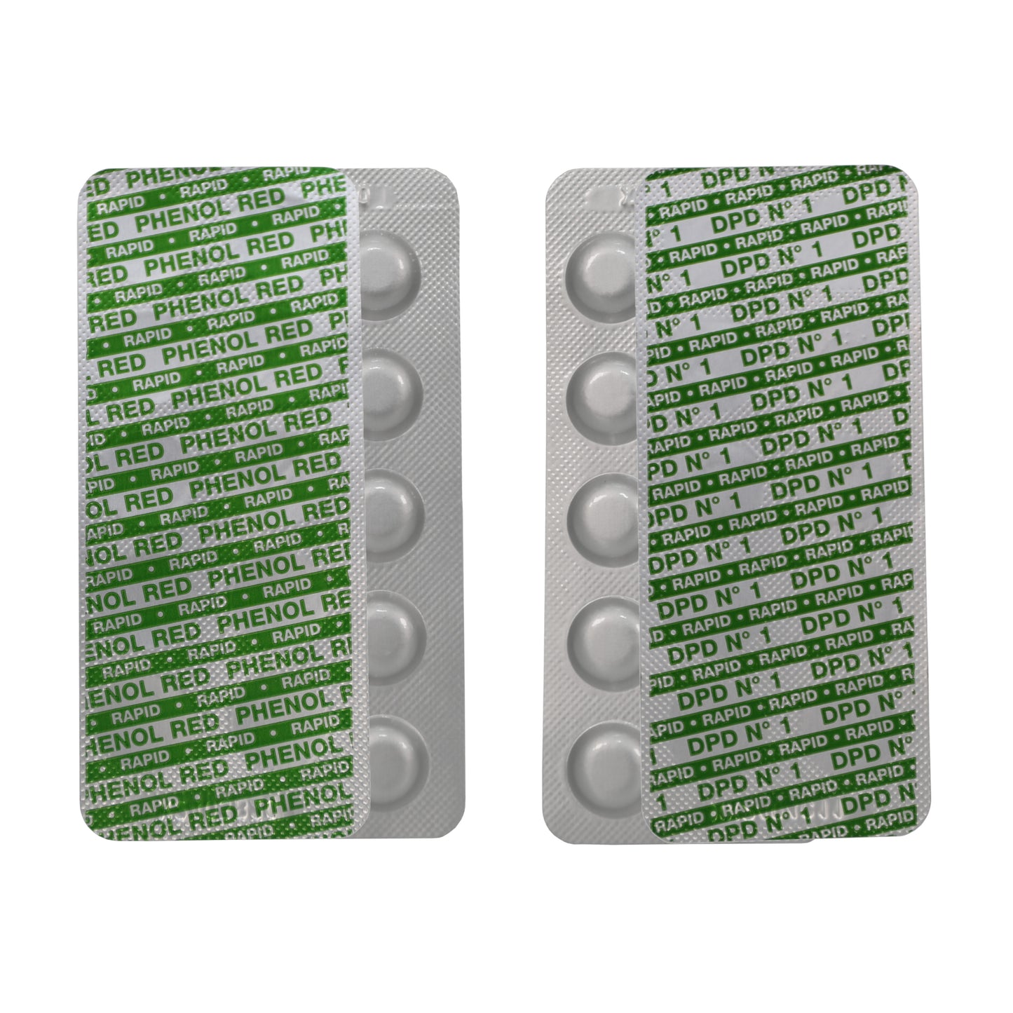 Pooltester mit 40 Testtabletten Rapid (20x Phenol Red & DPD No 1)