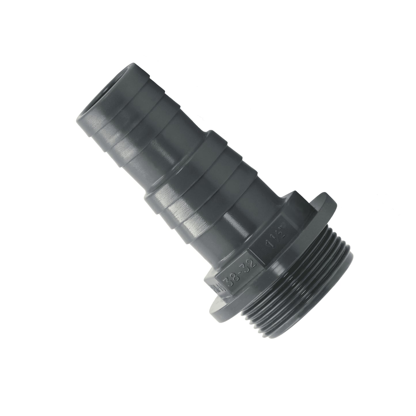 PVC Druckschlauchtülle Schlauchtülle 32/38mm x 1 1/2" Außengewinde
