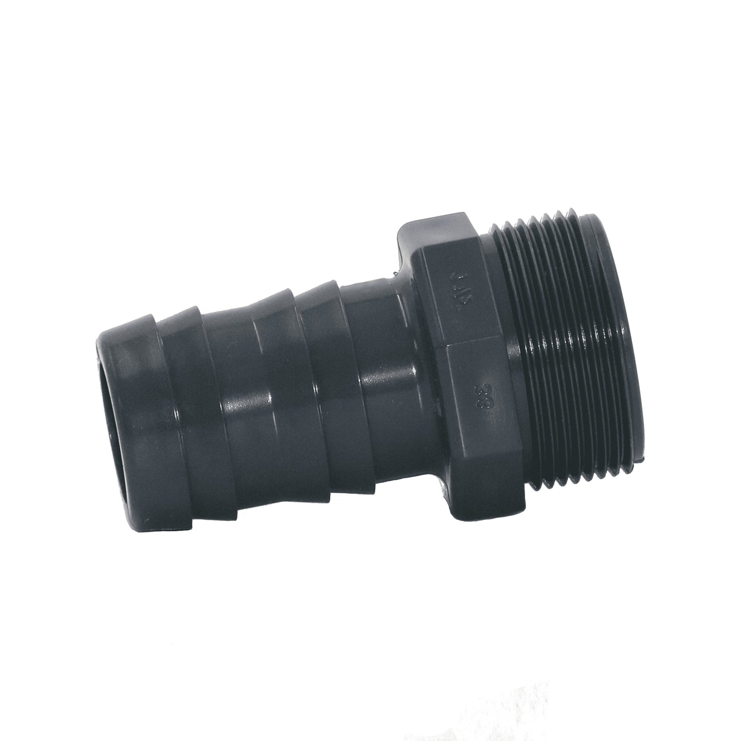 PVC Druckschlauchtülle Schlauchtülle 38mm x 1 1/2" Außengewinde