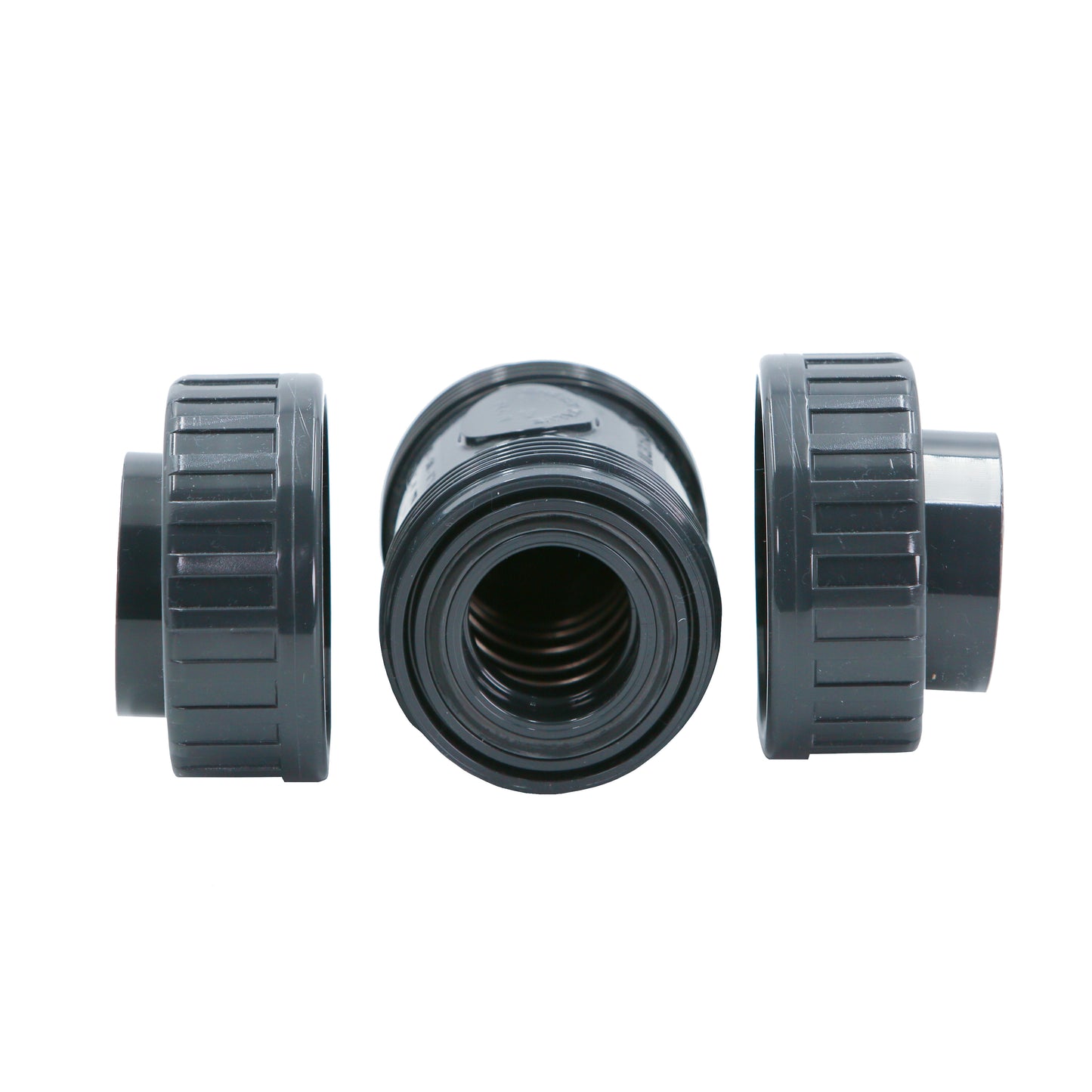 PVC Rückschlagventil 50mm Grau