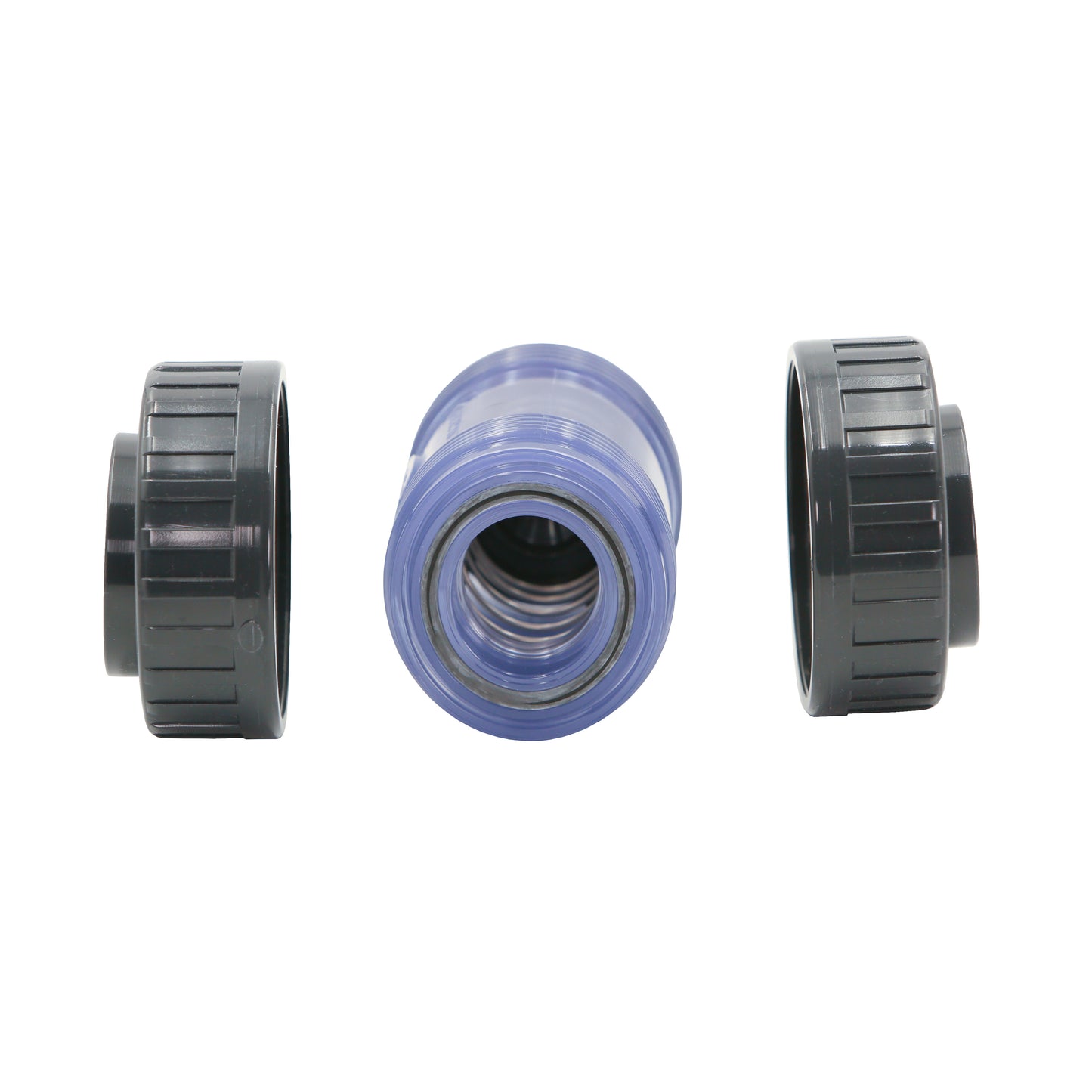 PVC Rückschlagventil 50mm Transparent