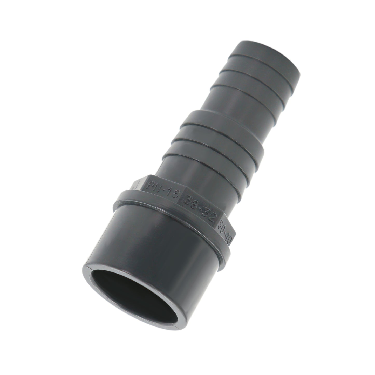 PVC Druckschlauchtülle Schlauchtülle 32/38mm x 50mm Klebestutzen